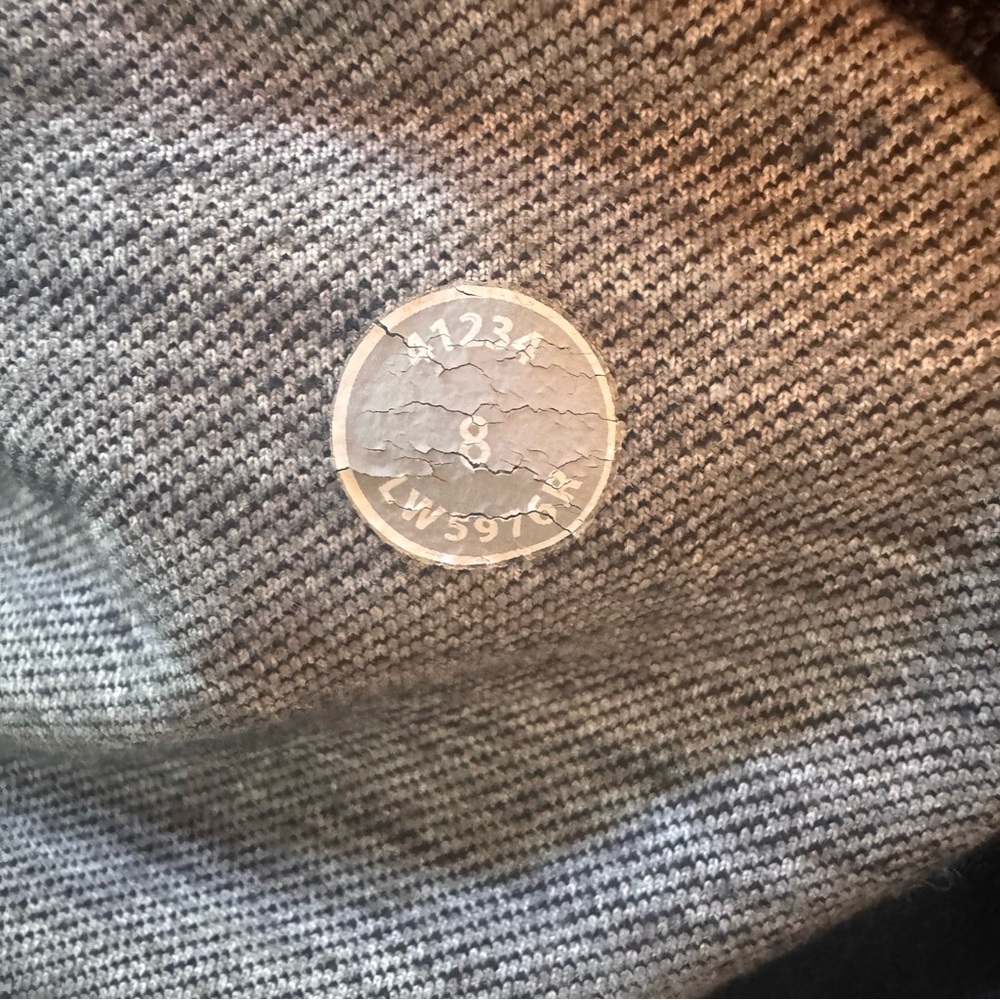 Lululemon flare leggings black with grey - Picture 4 of 5